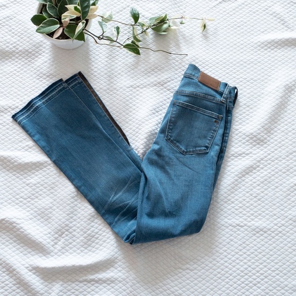 Madewell Denim - NWT Madewell Cali Demi Boot split hem jeans 24
